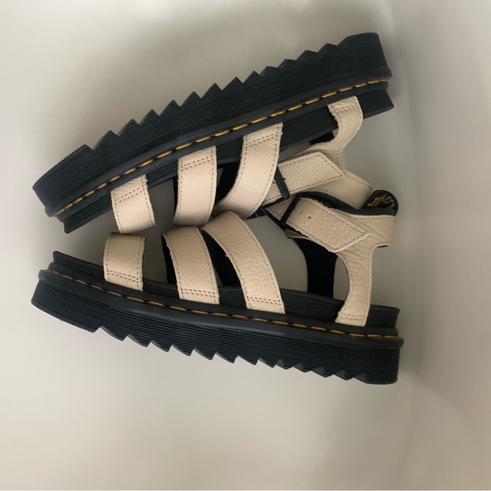 Doc Marten Blaire Cream Sandals - Picture 4 of 6